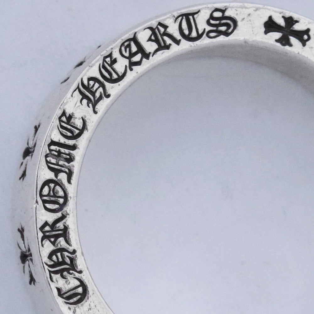 CHROME HEARTS 6mm SPACER FOREVER Ring Silver Size JP 23