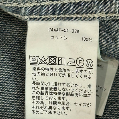 A.PRESSE 24AW US Army Vintage Denim Jacket Blue Size 1