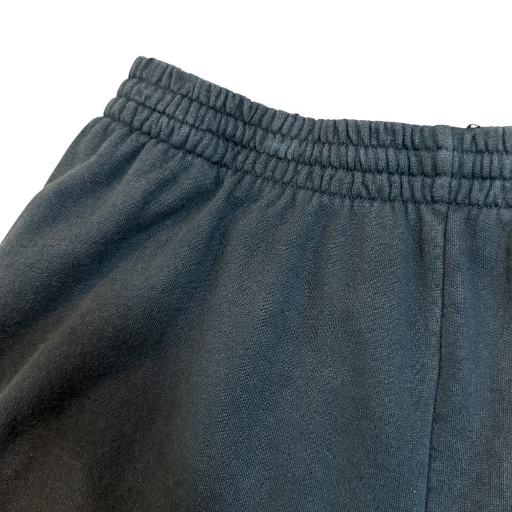 Balenciaga BB Paris Icon Logo Jogger Shorts Black Size M