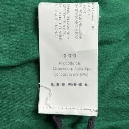Rick Owens DRKSHDW 18SS Coated Zip Denim Jacket Green Size S