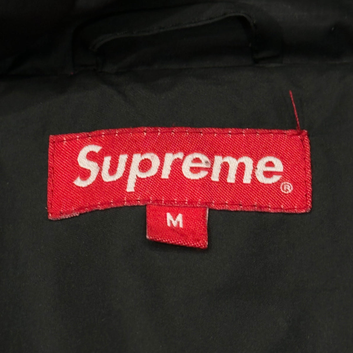 SUPREME 21AW Warp Hooded Puffy Jacket Black Size M