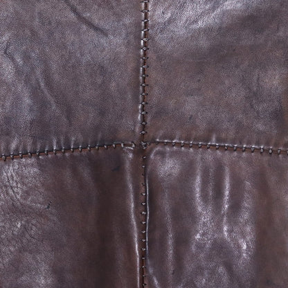 INCARNATION Horse Leather Hi-Neck Blouson D.Gray Size S