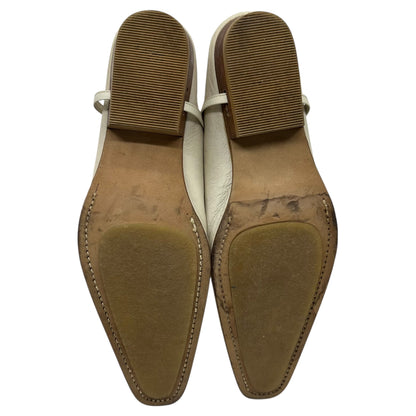 Y's Western Lace-Up Leather Mules Sandals Size 2