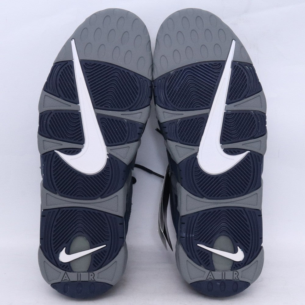 NIKE Air More Uptempo '96 Cool Grey Navy Sneakers Size 29cm