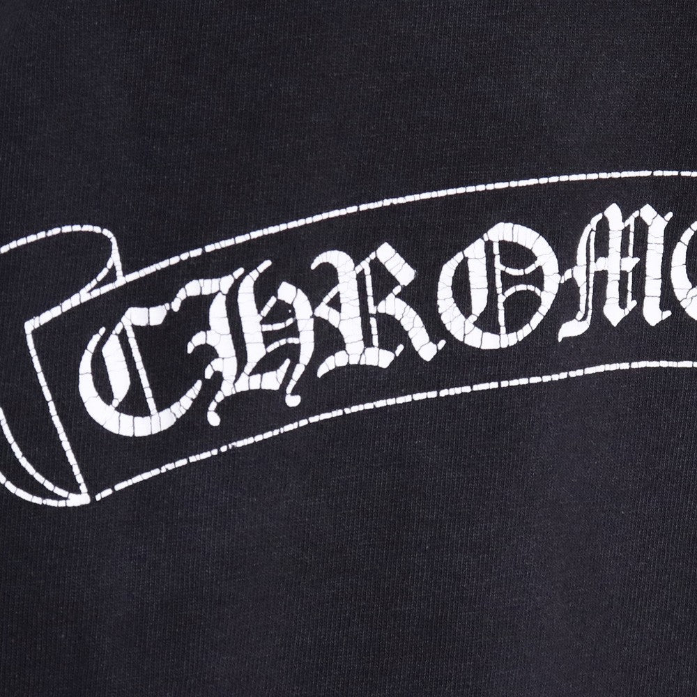 Chrome Hearts Old Scroll Label Arm T-Shirt Black Size S