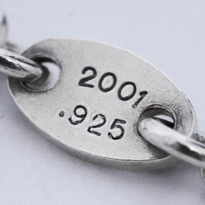 CHROME HEARTS Roll Chain Necklace Silver