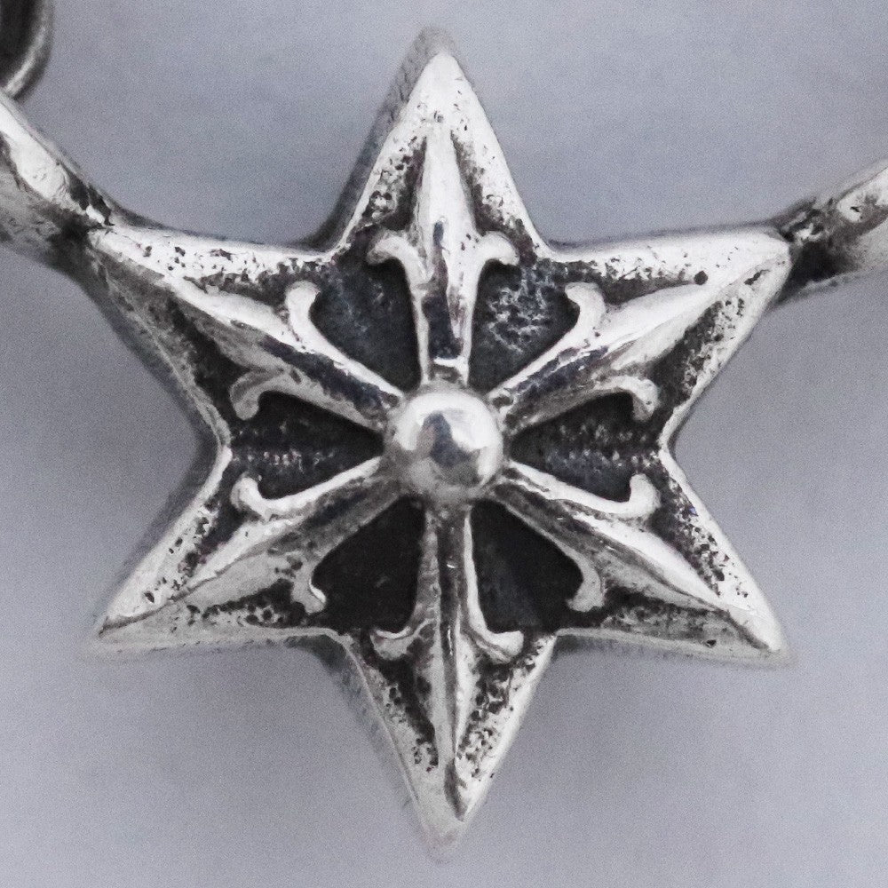 CHROME HEARTS Star Roll Chain Necklace Silver Size ONE SIZE
