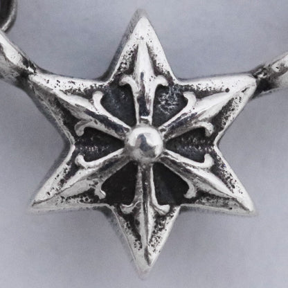 CHROME HEARTS Star Roll Chain Necklace Silver Size ONE SIZE