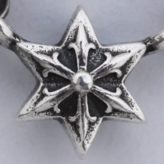 CHROME HEARTS Star Roll Chain Necklace Silver Size ONE SIZE