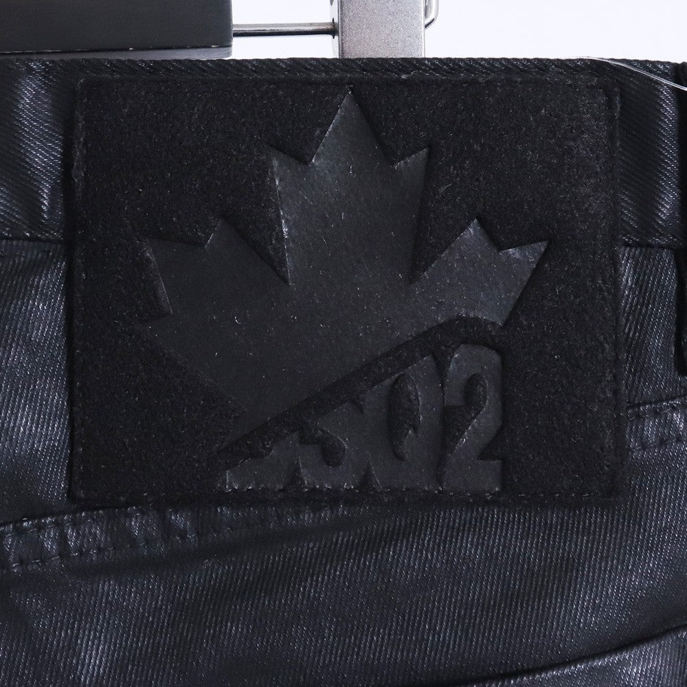 Dsquared2 COOL GUY JEAN Coated Skinny Black 22AW Size 44