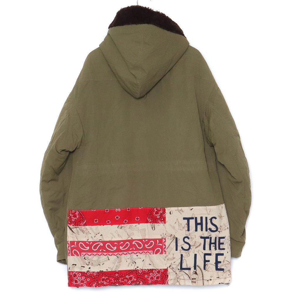 VISVIM 19AW Mud Dyed Wright Field Parka Size 2