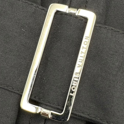 LOUIS VUITTON Monogram Zip Coated Macintosh Coat Size 34
