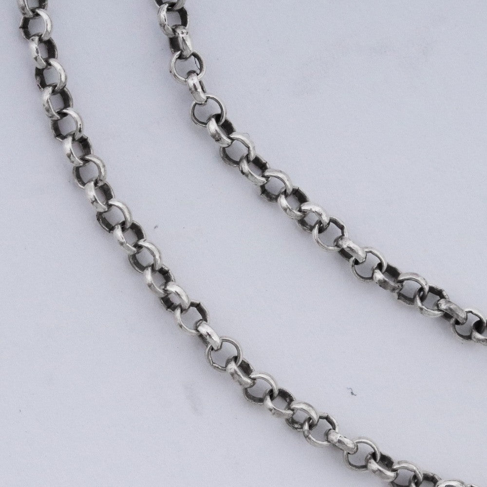 CHROME HEARTS Star Roll Chain Necklace Silver Size ONE SIZE