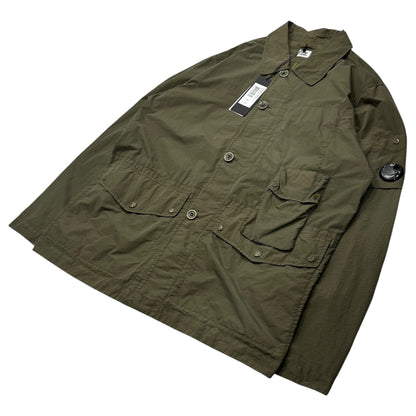C.P.COMPANY 24SS Flatt Nylon Chore Jacket Green Size 52