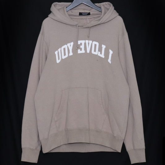 Undercover 23AW I LOVE YOU Hoodie Beige Size 2