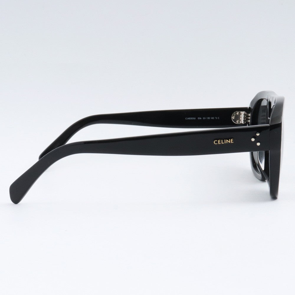 CELINE Black Square Frame Sunglasses Size ONE SIZE