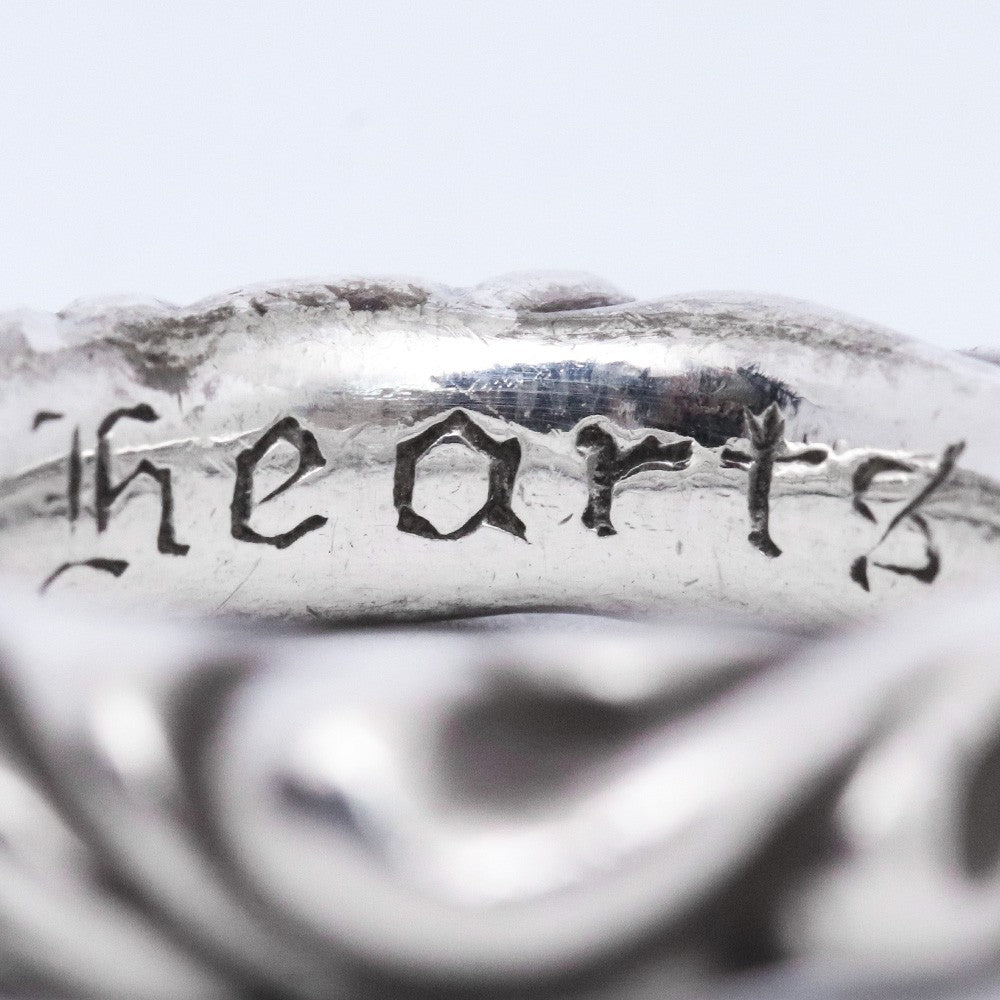 CHROME HEARTS Scroll Band Ring Silver Size ONE SIZE