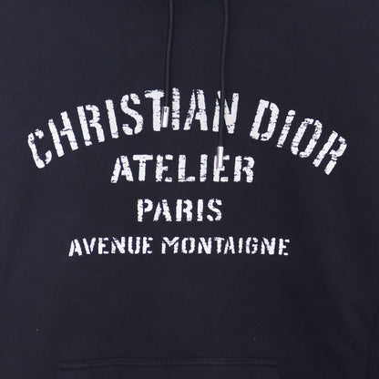 CHRISTIAN DIOR 20AW ATELIER LOGO Hoodie Black Size L
