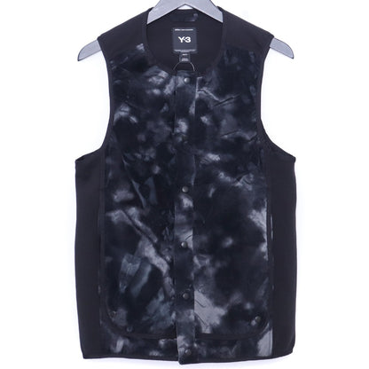 Y-3 M AOP Nylon Vest Black Tie-Dye Size XS