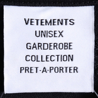 VETEMENTS Devil Wears Patched T-Shirt Black Size XS