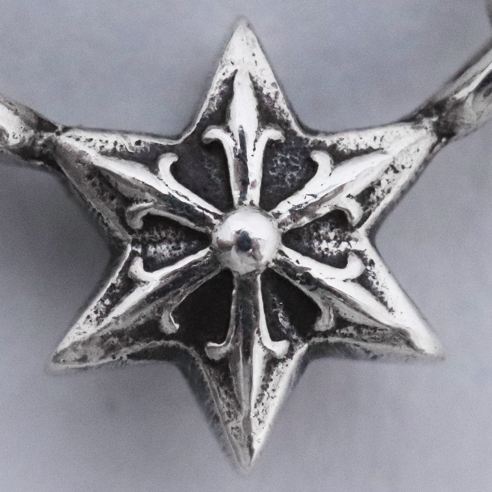 CHROME HEARTS Star Roll Chain Necklace Silver Size ONE SIZE