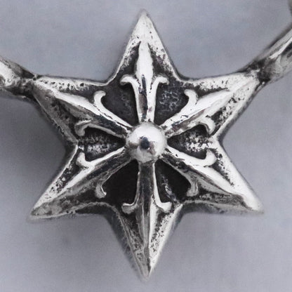CHROME HEARTS Star Roll Chain Necklace Silver Size ONE SIZE