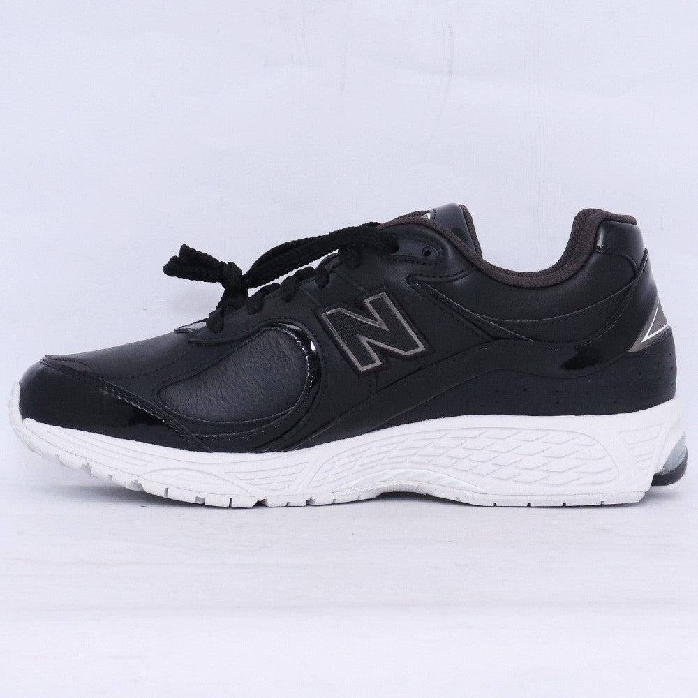 NEW BALANCE 2002R Leather Pack Sneakers Black Size 28cm