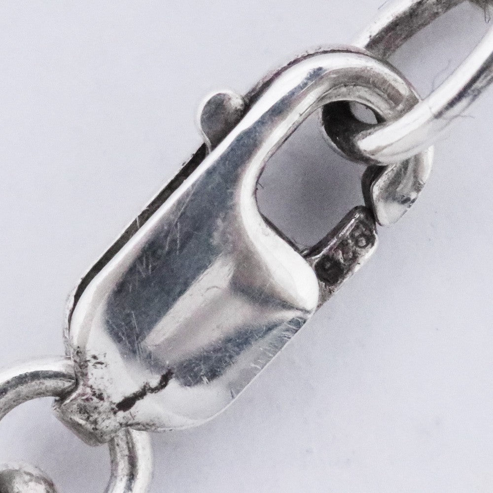 CHROME HEARTS Roll Chain Necklace Silver Size ONE SIZE