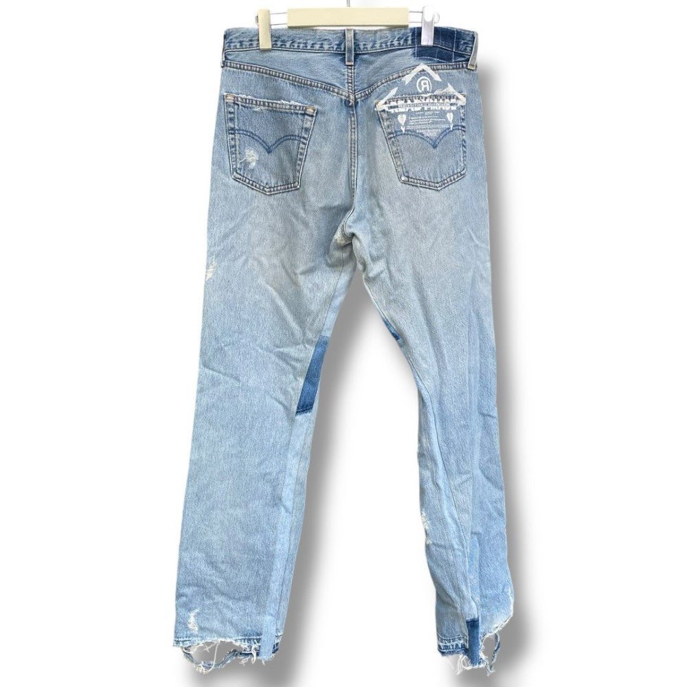 READYMADE 22SS RE JEANS Indigo Remake Damaged Jeans