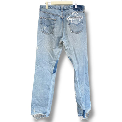 READYMADE 22SS RE JEANS Indigo Remake Damaged Jeans