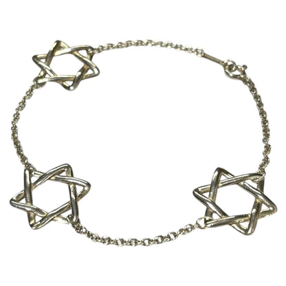 TIFFANY & CO. Elsa Peretti 3-Star Silver Bracelet
