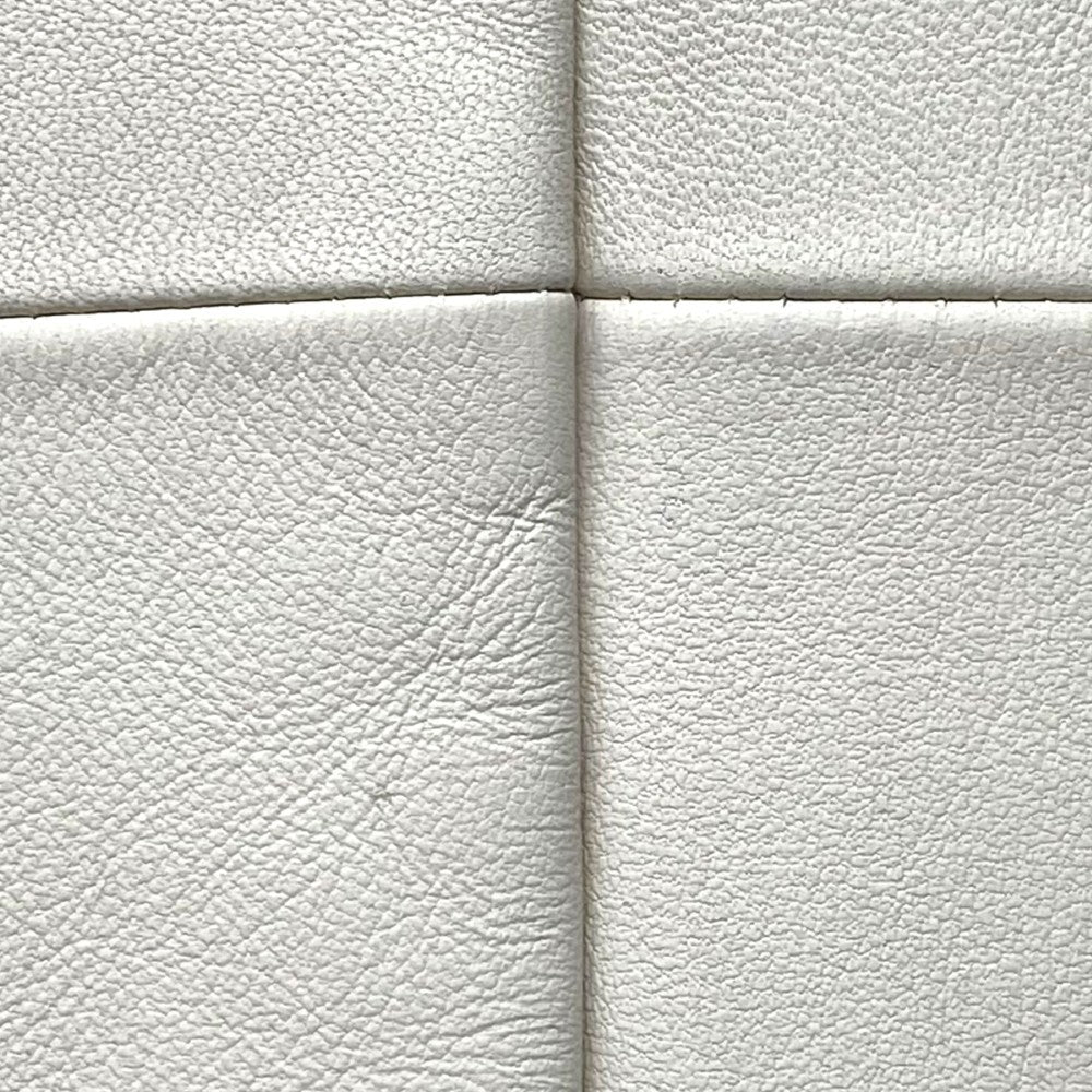 THE VIRIDI-ANNE 20AW Lamb Leather Biker Jacket White Size 3