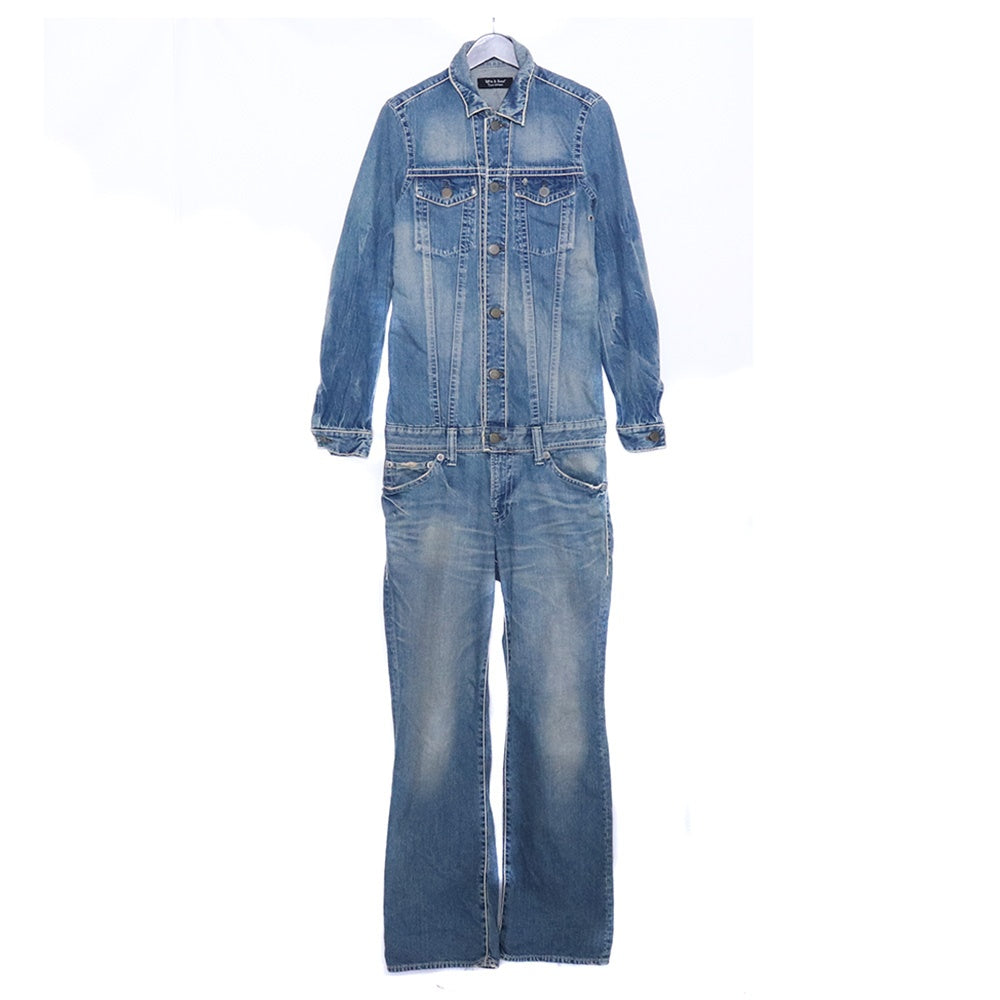 WIN&SONS TYPE-AKITANI Denim Jumpsuit Size 1
