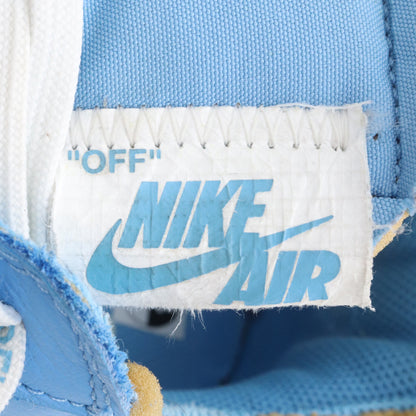 NIKE x OFF-WHITE Air Force 1 Low Blue Sneakers Size 28.5cm