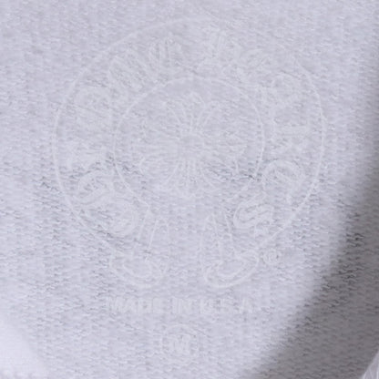 CHROME HEARTS Back Arch Logo USA Zip Up Hoodie White Size M