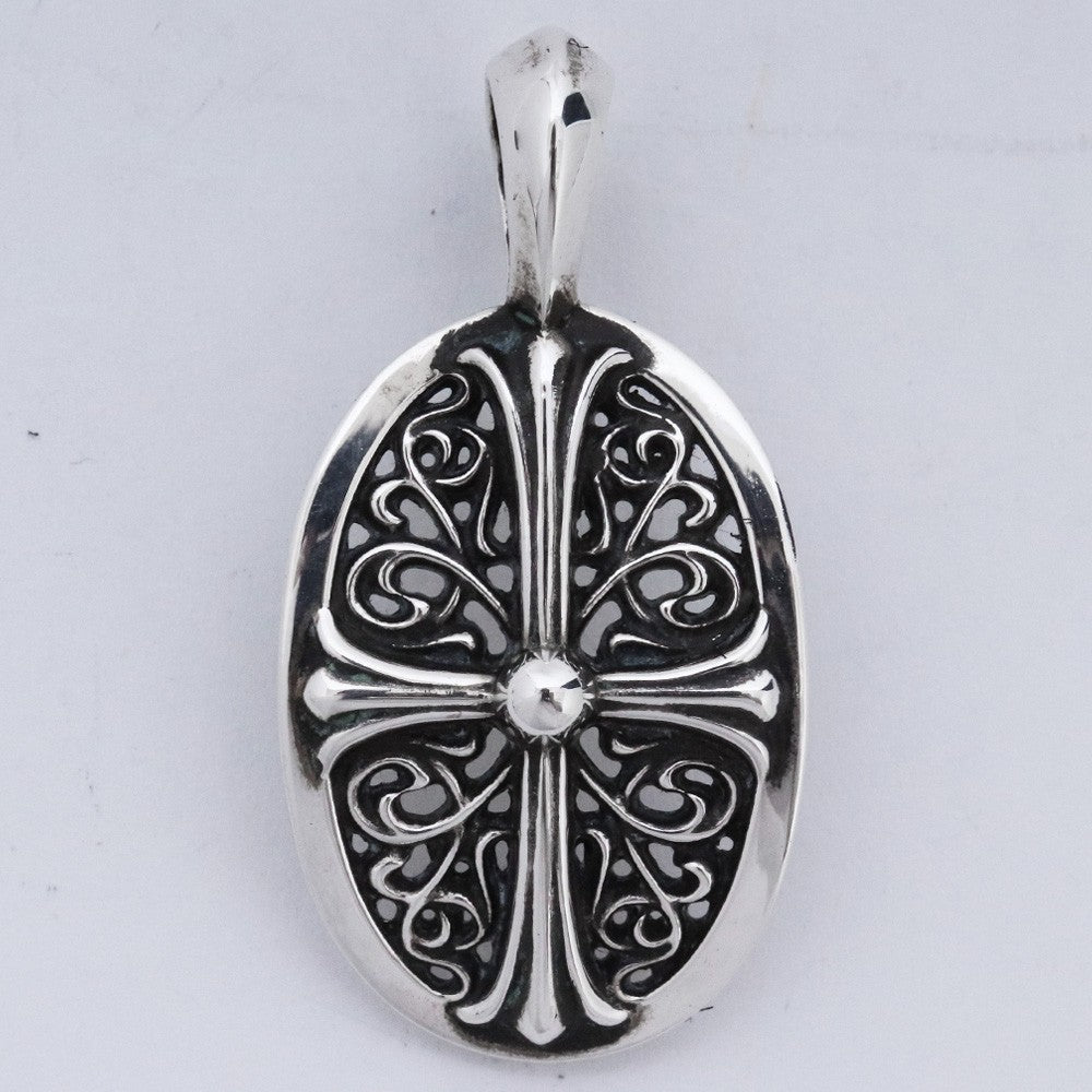 CHROME HEARTS CLSC OVAL Classic Oval Necklace Size F