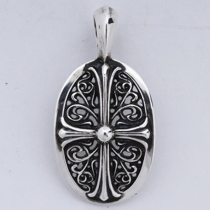 CHROME HEARTS CLSC OVAL Classic Oval Necklace Size F