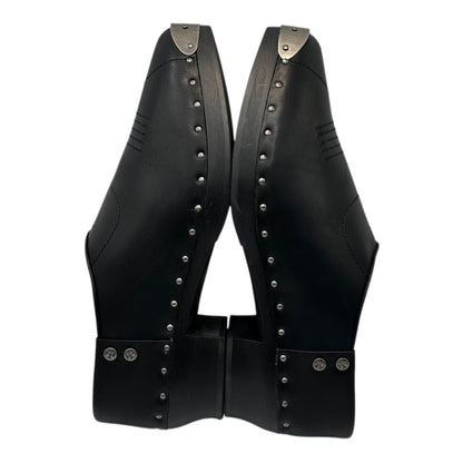 ENFANTS RICHES DEPRIMES Studded Clogs Black Loafers Size EU 40