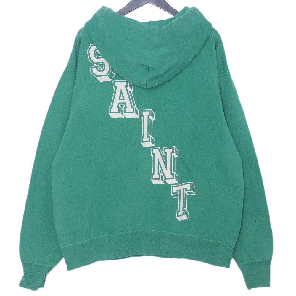 SAINT MICHAEL 22AW Angel Hoodie Green Size XL