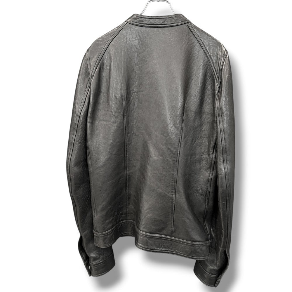Rick Owens 17AW Glitter Intarsia Lambskin Jacket Size 50