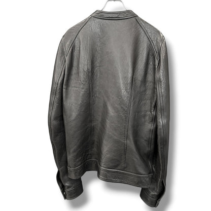 Rick Owens 17AW Glitter Intarsia Lambskin Jacket Size 50