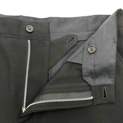 REGULATION Yohji Yamamoto 24SS Lace-Up Slacks Black Size 3