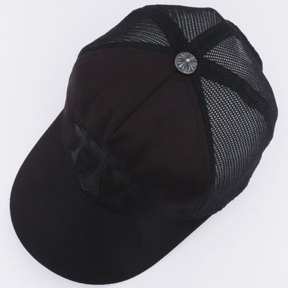 Chrome Hearts Old 3 Cemetery Cross Patch Cap Black Size F