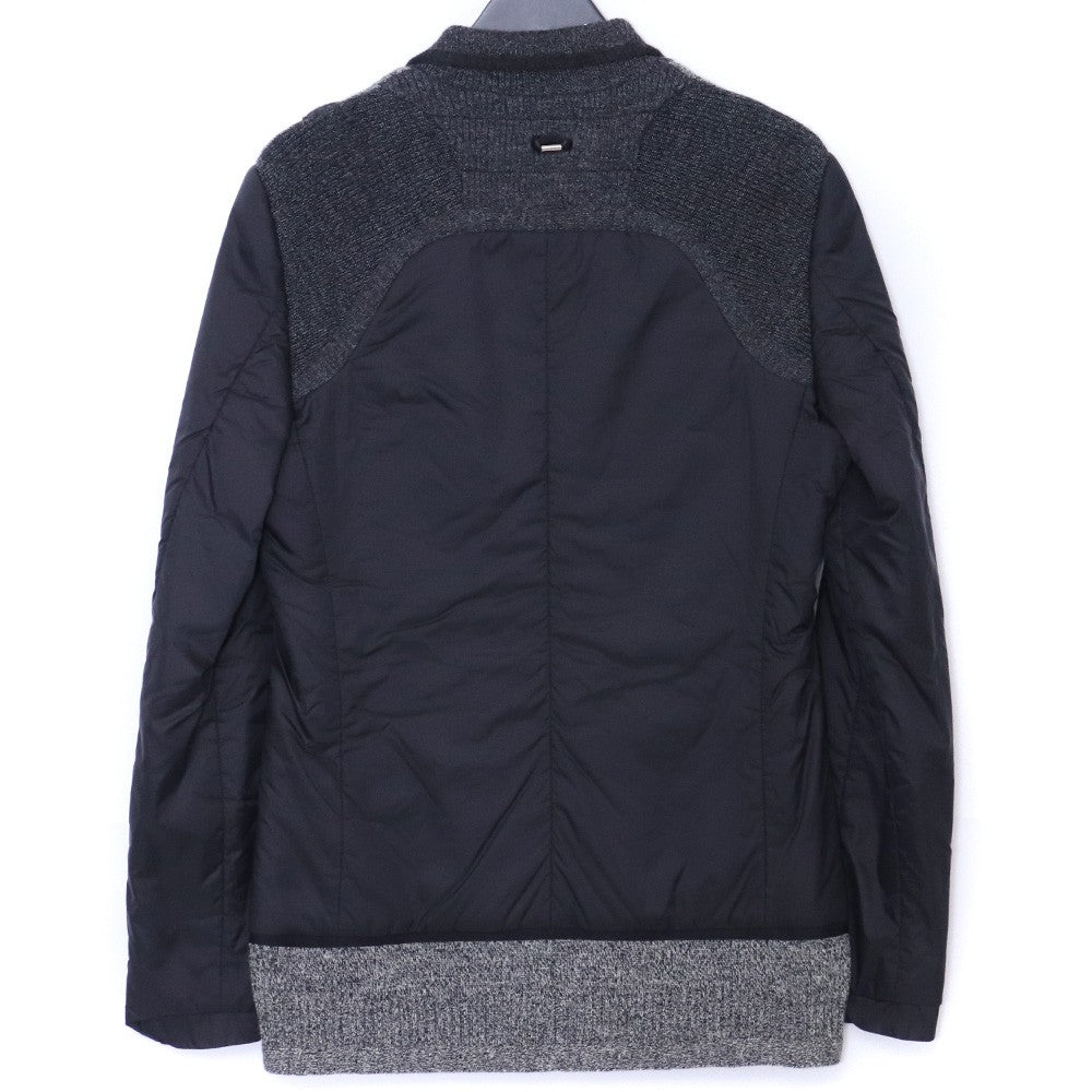 Undercover Padded Knit Panel Nylon Blazer Black Size 2