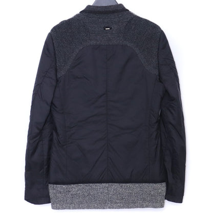 Undercover Padded Knit Panel Nylon Blazer Black Size 2
