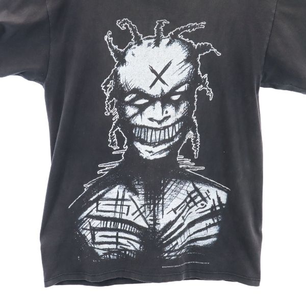USA 90s Vintage White Zombie Double T-Shirt Black Size L