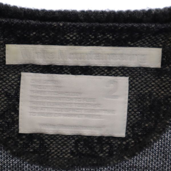 WHITE MOUNTAINEERING Japan Wool Patterned Sweater Size M