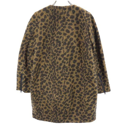 HYSTERIC GLAMOUR Wool Blend Animal Collarless Coat Size M
