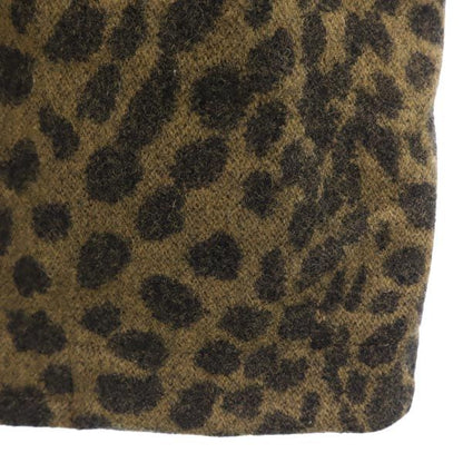 HYSTERIC GLAMOUR Wool Blend Animal Collarless Coat Size M