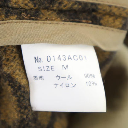 HYSTERIC GLAMOUR Wool Blend Animal Collarless Coat Size M